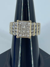 Ladies 14ct Yellow Gold Diamond Ring